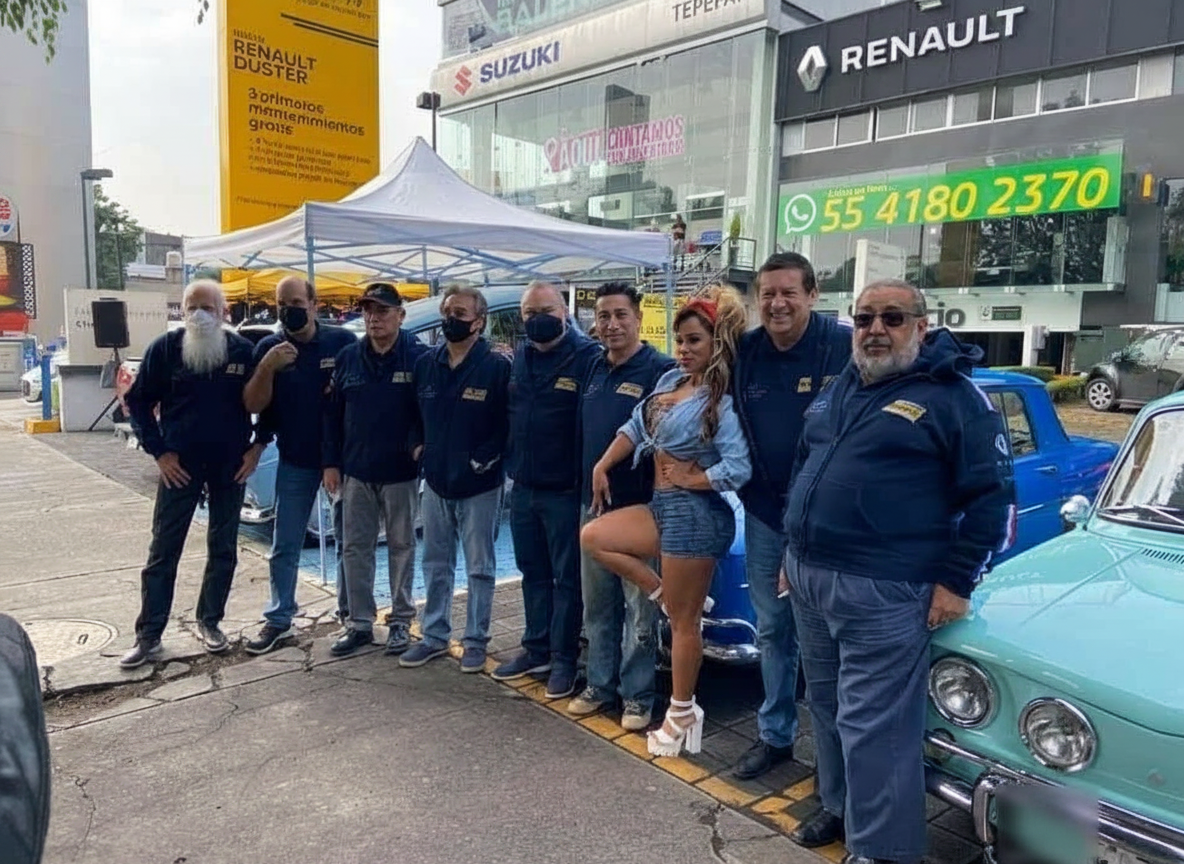 Miembros del CRGS en gran evento en Renault Tepepan