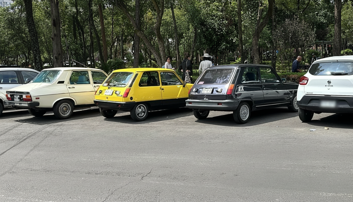 Renault 5 Mirage amarillo y R5 TX entre clásicos