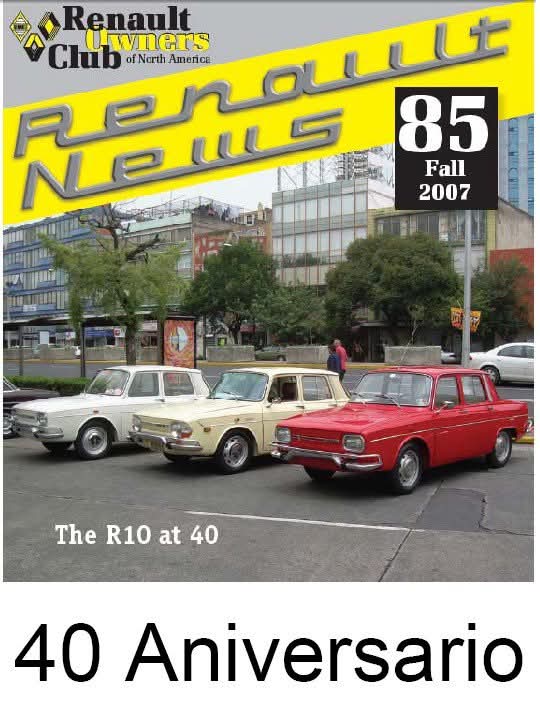 Portada Renault News — 40 Aniversario